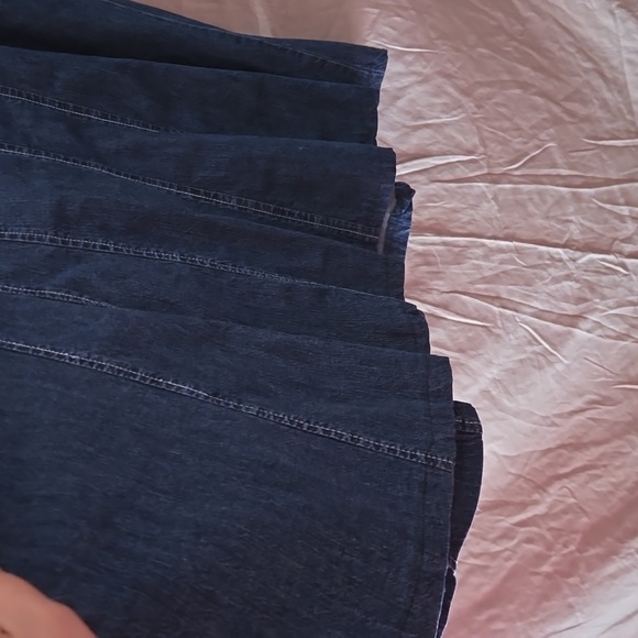 AE SPORTS&CO JEANS denim flared skirt. Women's sz 18 - Picture 5 of 6